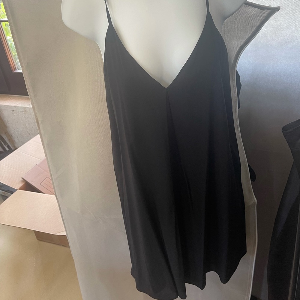 Alice and olivia black mini dress